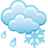 Ráno ojedinělý mrznoucí déšť, odpoledne mírný mrznoucí déšť. Teploty -5/2 °C.